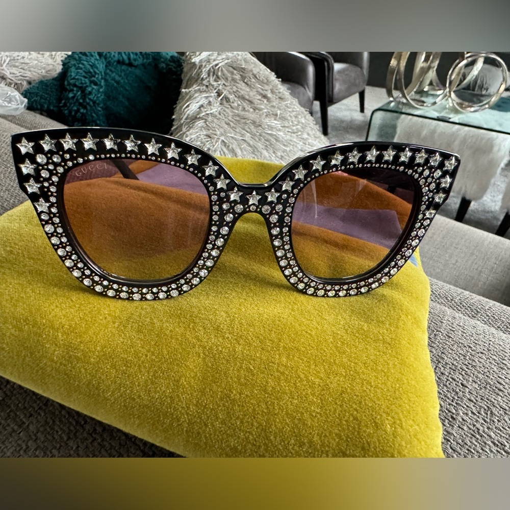 Blinged out AUTHENTIC Gucci Sunglasses